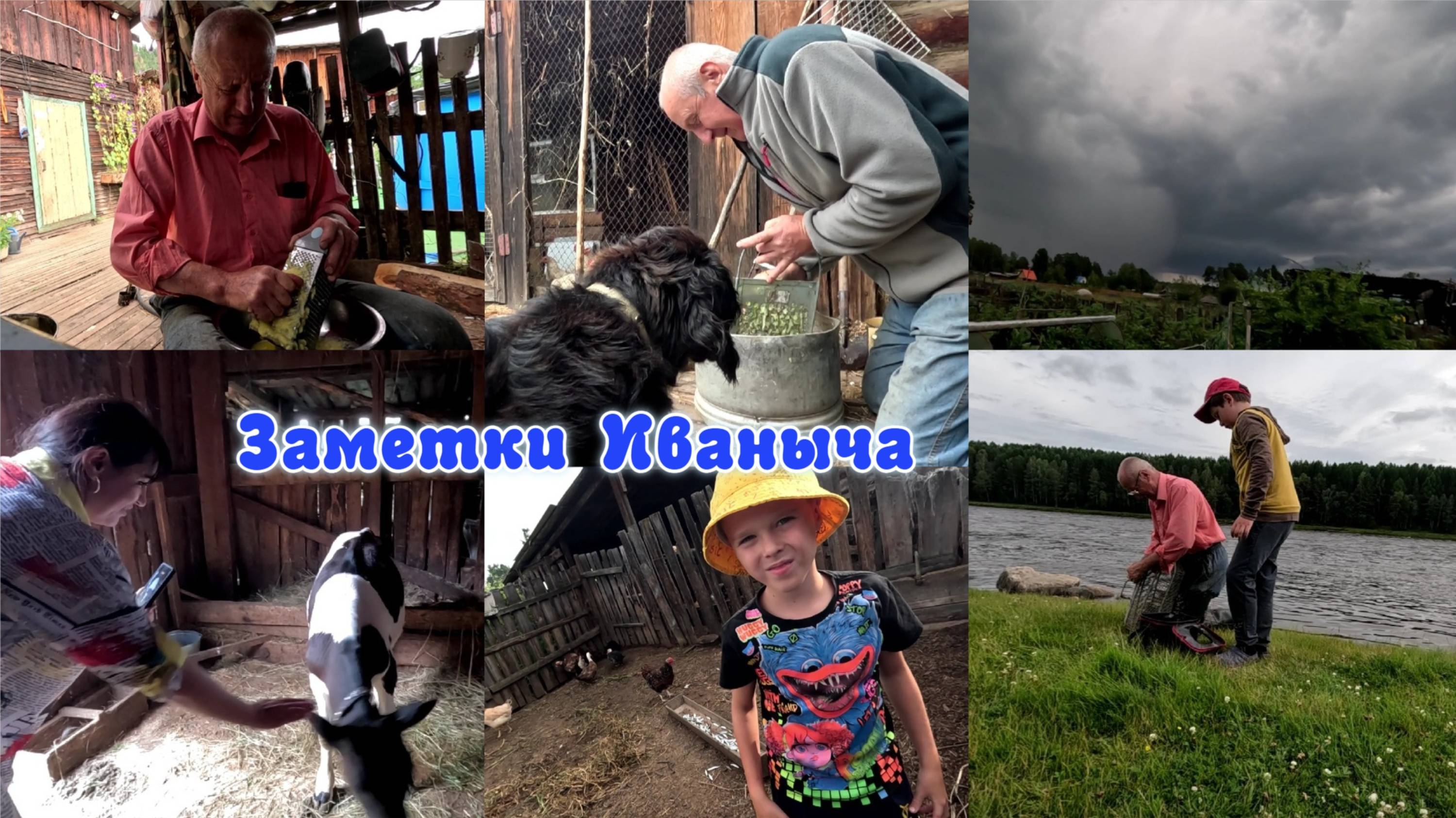 Гости, утренний развод, обновка в гараж и время с внуком