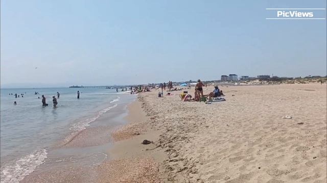 АНАПА пляж ВИТЯЗЕВО сегодня 20 августа 2025. Море и погода в Анапе сейчас. Есть ли мазут на пляжах?