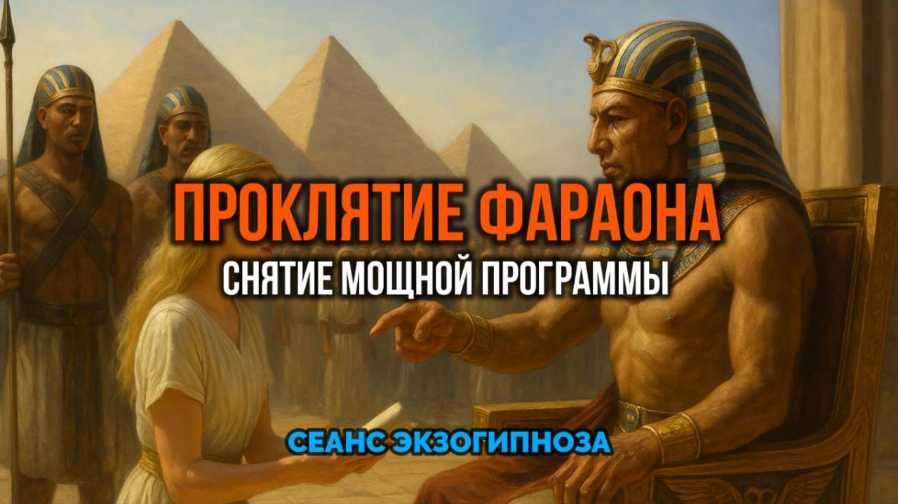 ПРОКЛЯТИЕ ФАРАОНА: СНЯТИЕ МОЩНОЙ ПРОГРАММЫ