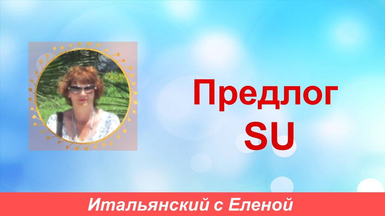 Предлог su.
