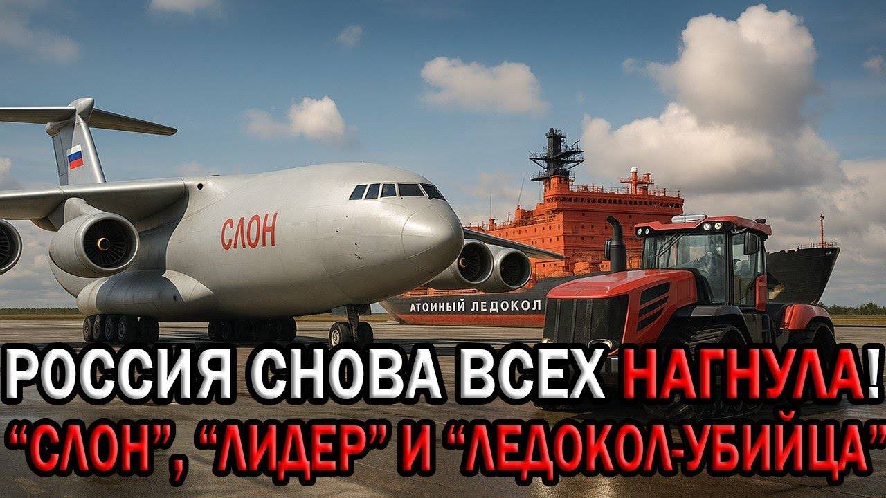 ПОБЕДА РОССИИ! СНОВА ВСЕХ НАГНУЛИ! «ЛЕДОКОЛ-УБИЙЦА», « Слон Ил-106 и Лидер ФТ-741»