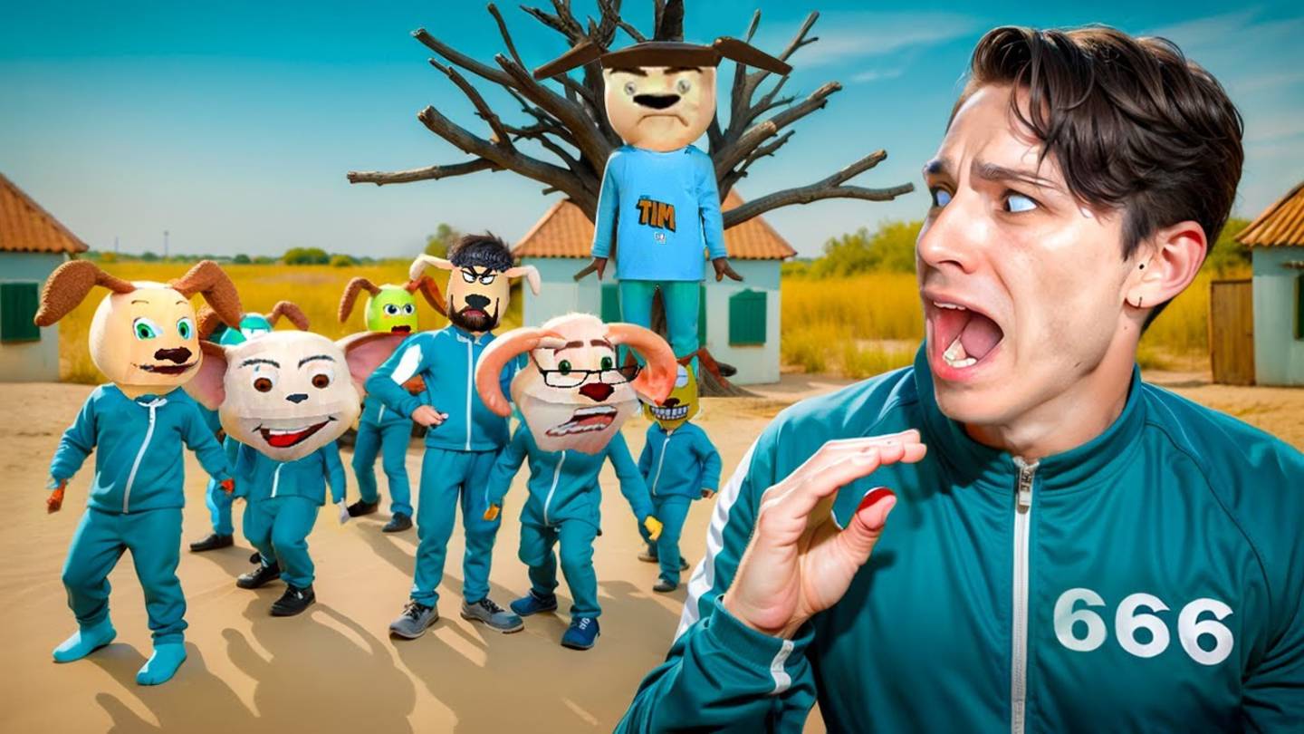 ЭТО ЧЁ ЗА ИГРА В ПИРОЖОК😱 ИГРА В КАЛЬМАРА, НО ЭТО ТИМОХА!😭
