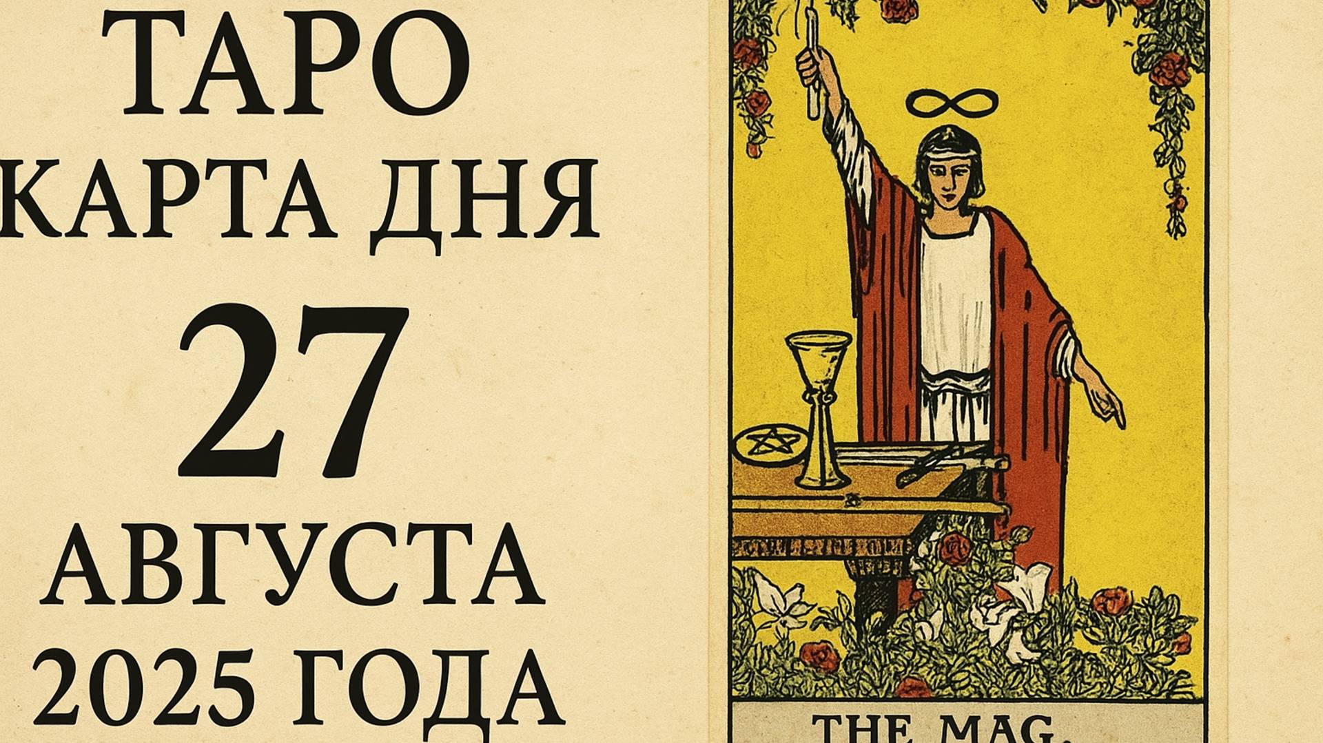 🔮 Таро расклад на 27 августа 2025 года 🌌 Карта дня 🃏 Предсказание судьбы ✨ Советы Таро