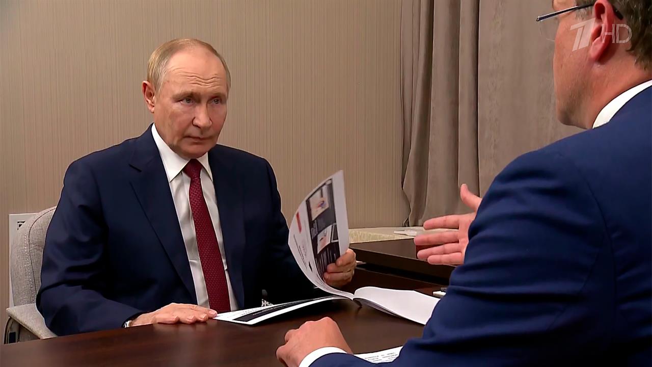 Владимир Путин встретился с губернатором Нижегородской области