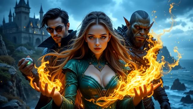 АУДИОКНИГА ПОЛНОСТЬЮ ⚔️ ЖЕНЩИНА СРЕДИ ВОИНОВ: Он проклят, а я влюблена Любовное фэнтези, магия