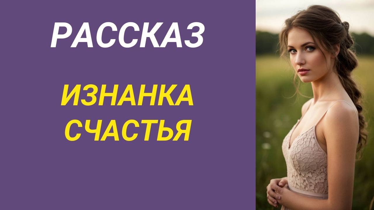 Семейный рассказ ИЗНАНКА СЧАСТЬЯ