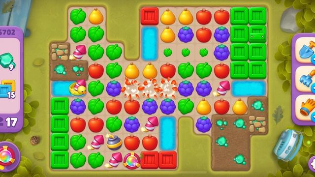 5701, 5702, 5703 уровни Gardenscapes