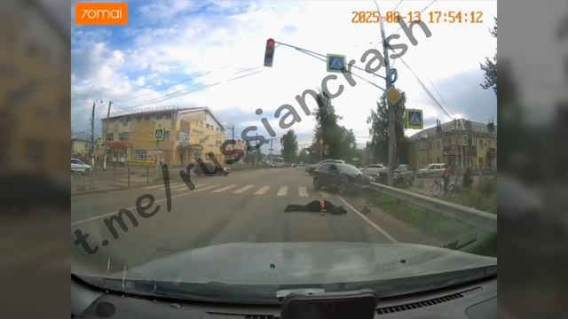 ДТП с наездом на пешехода на перекрестке в г. Ворсма