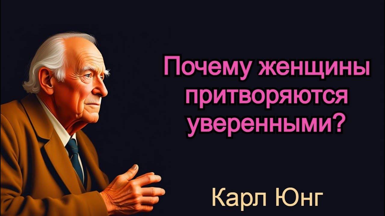 КАРЛ ЮНГ: Женщина кажется уверенной, но это зачастую не так
