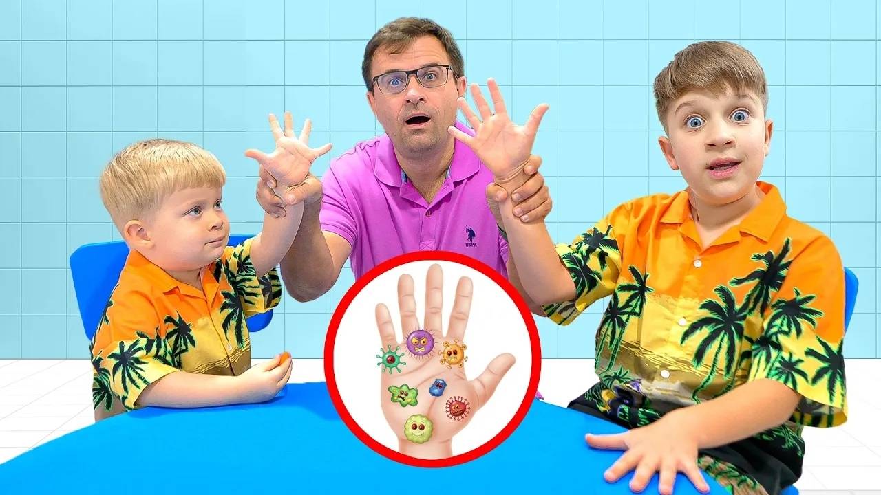 Почему нужно мыть руки Wash Your Hands Story