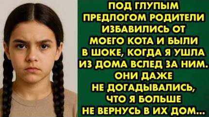 Под глупым предлогом родители избавились от моего кота и были в шоке, когда я ушла из дома вслед за