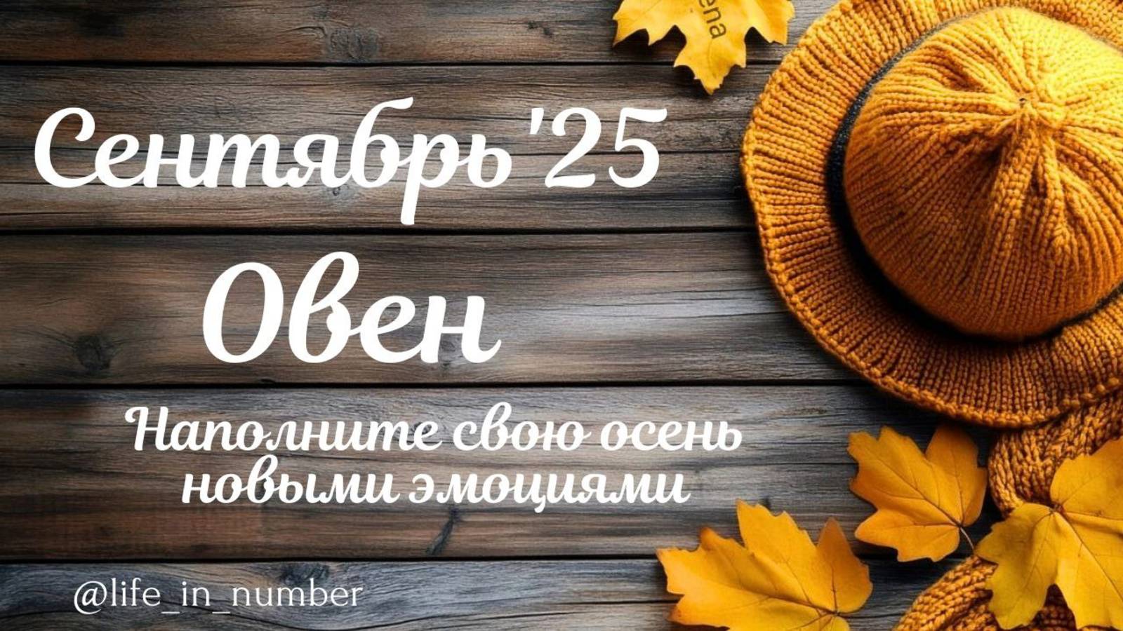 ОВЕН СЕНТЯБРЬ 2025 ПРОГНОЗ