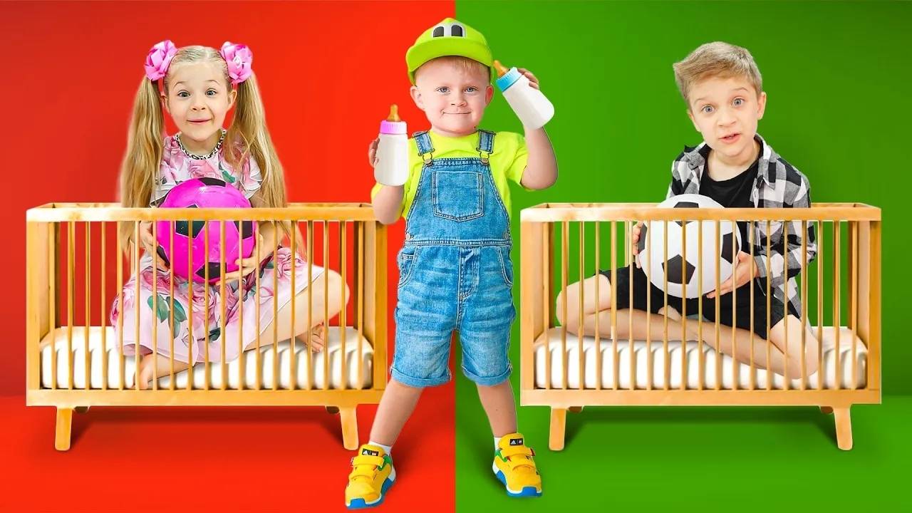 Диана и Рома - Игры с Малышом Оливером Baby Oliver Stories