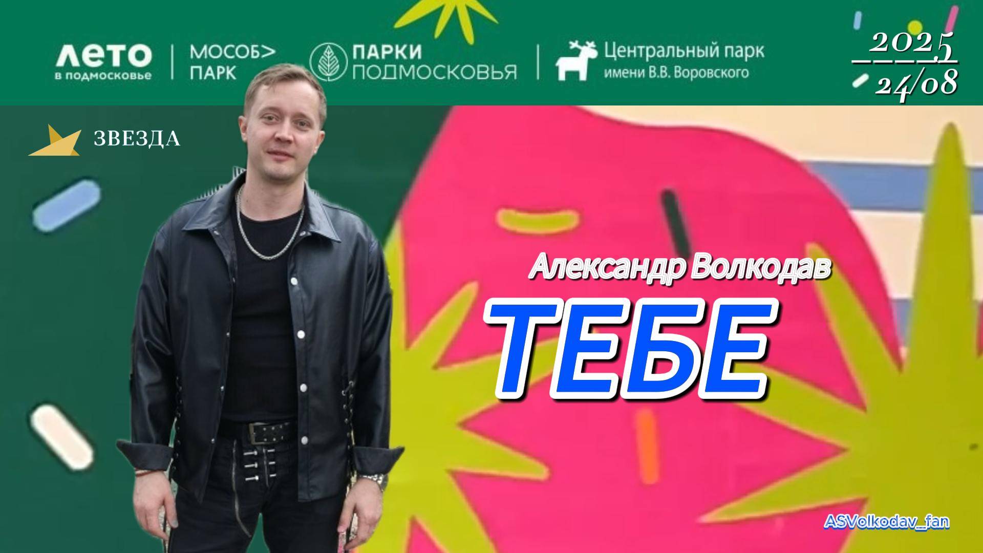 "Тебе" - исп.Александр Волкодав #нарофоминск  24/08/2025 Концерт в Наро-Фоминске #александрволкодав