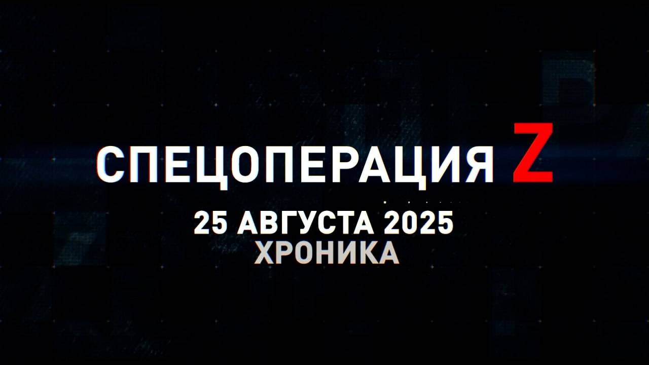 Спецоперация Z: хроника главных военных событий 25 августа
