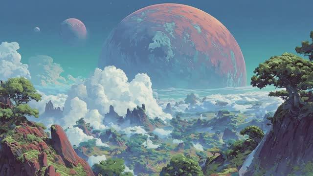 We Went Throughout the Galaxy and __ Lofi Chill Mix DARK TECHNO DM