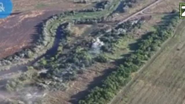 Российские бойцы скрытно форсировали реку в Днепропетровской области.