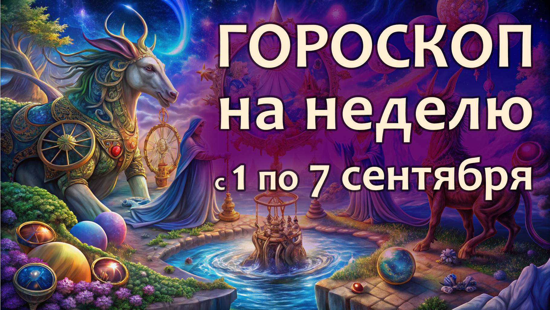 Гороскоп на неделю с 1 по 7 сентября 2025 года