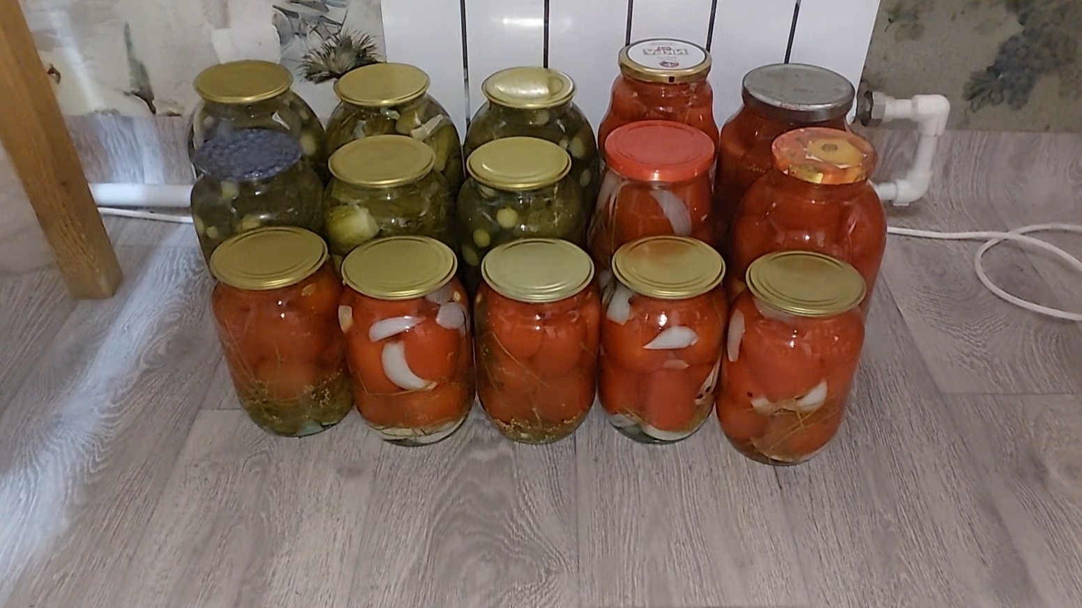 Немного покупок, немного готовки, банки замутнели
