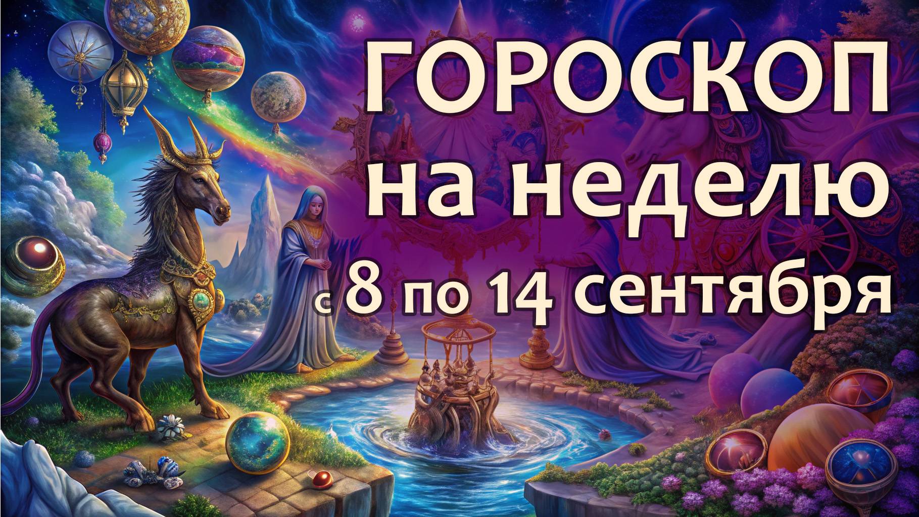 Гороскоп на неделю с 8 по 14 сентября 2025 года