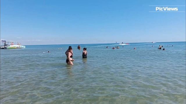 АНАПА пляж ВИТЯЗЕВО сегодня 27 августа 2025. Море и погода в Анапе сейчас. Есть ли мазут на пляжах?