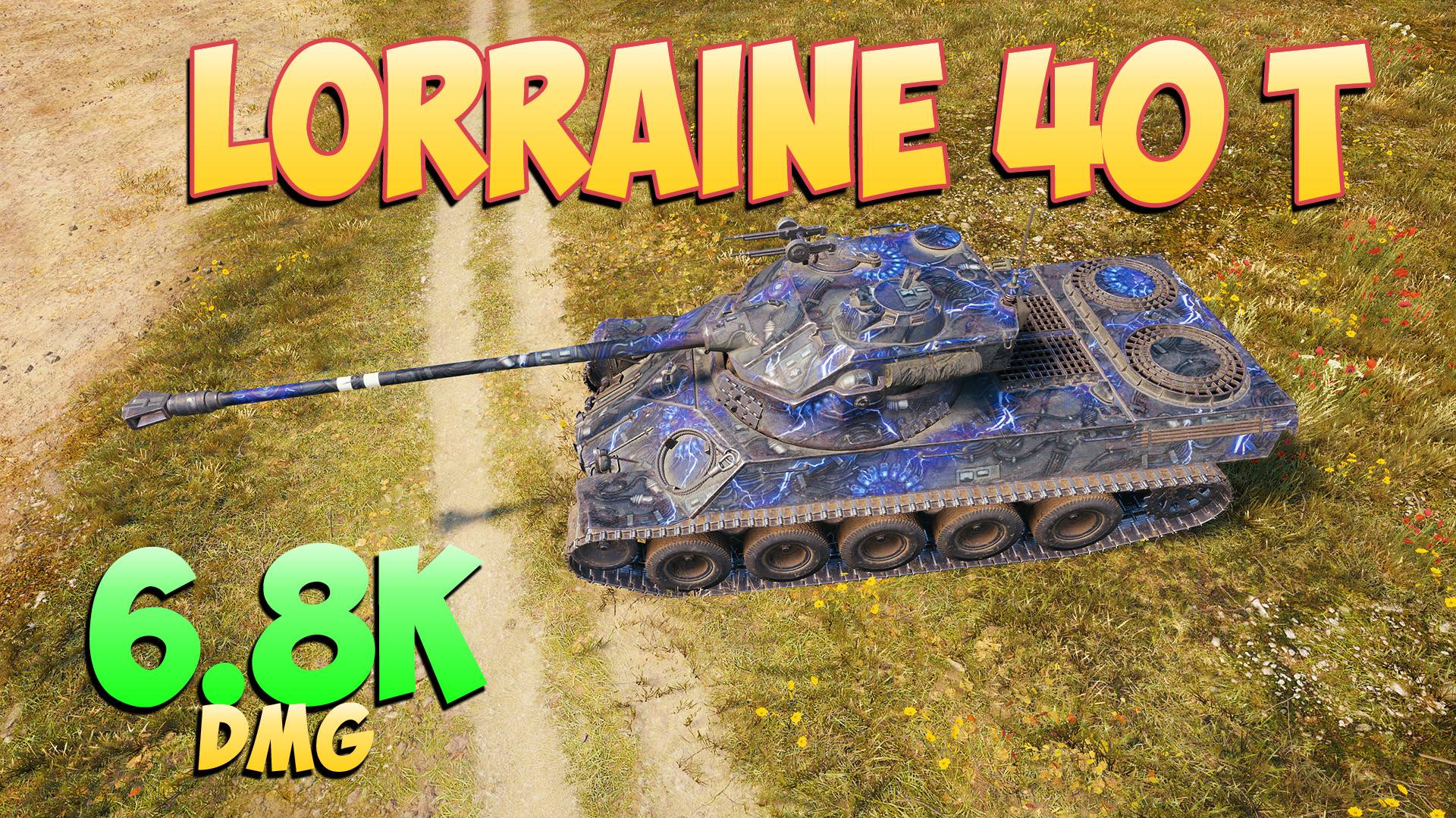Lorr 40 t • Личная игра! - 4 Фрагов 6.8K Урона • Мир Танков
