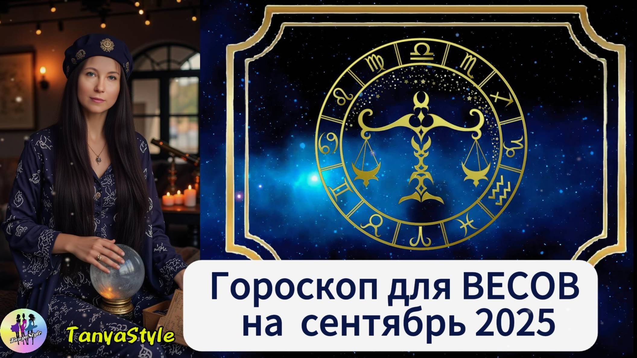 ВЕСЫ - Гороскоп на сентябрь 2025