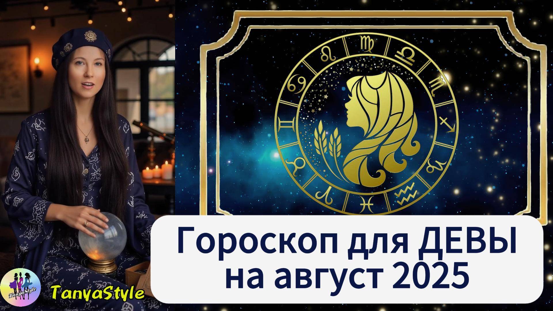 ДЕВА - Гороскоп на август 2025