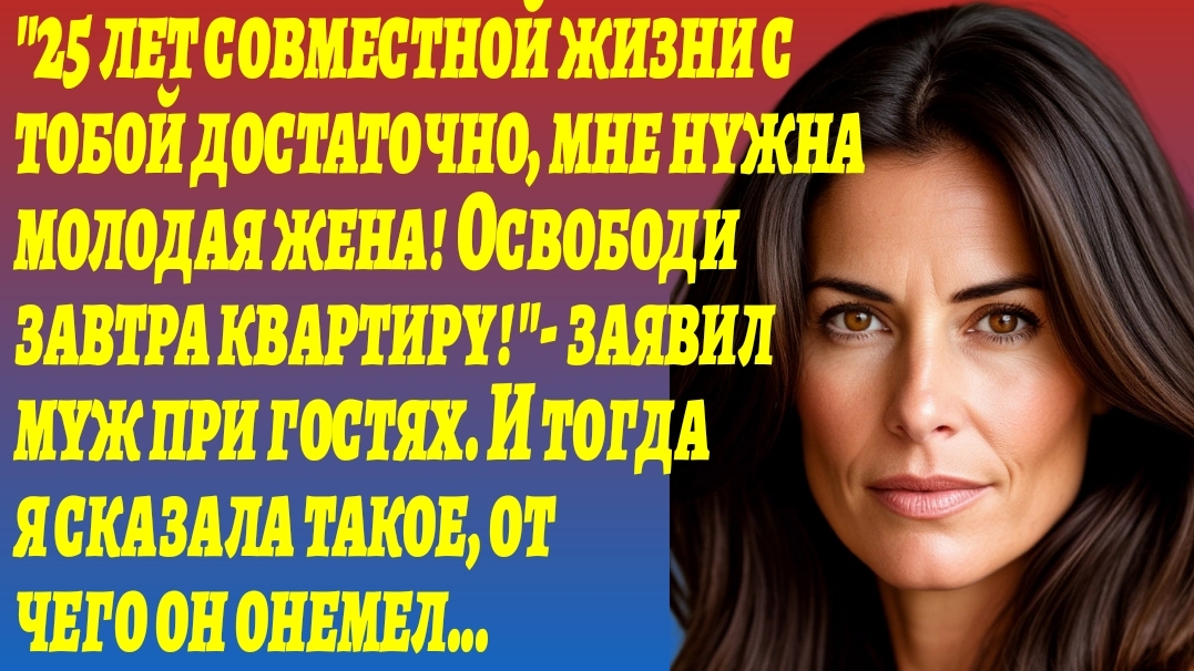 ИСТОРИИ ИЗ ЖИЗНИ/Мне нужна молодая жена, освободи завтра квартиру/Жизненные Рассказы/Аудиорассказы