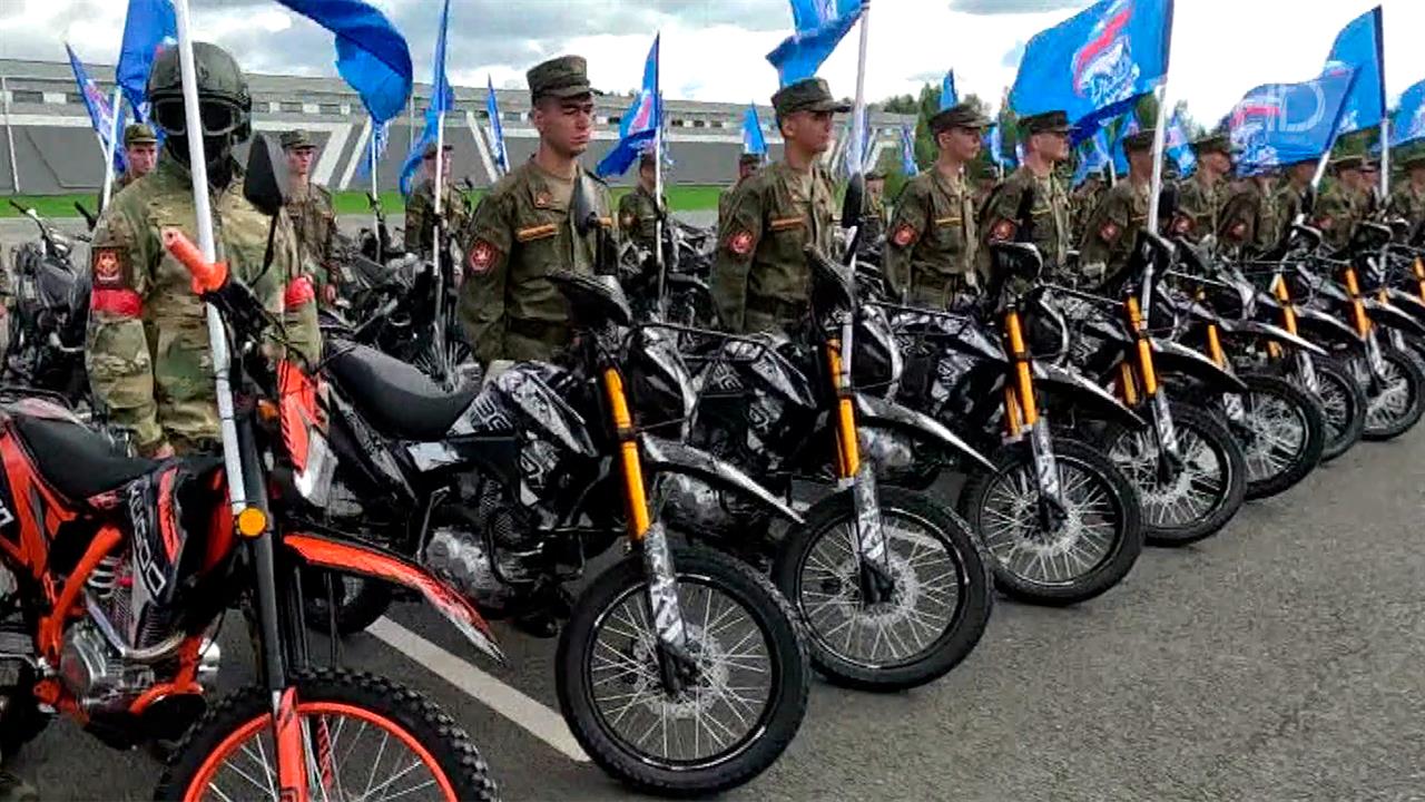 Рекордное количество внедорожных мотоциклов передали бойцам "Единая Россия" и «Ветераны СВО и КТО».