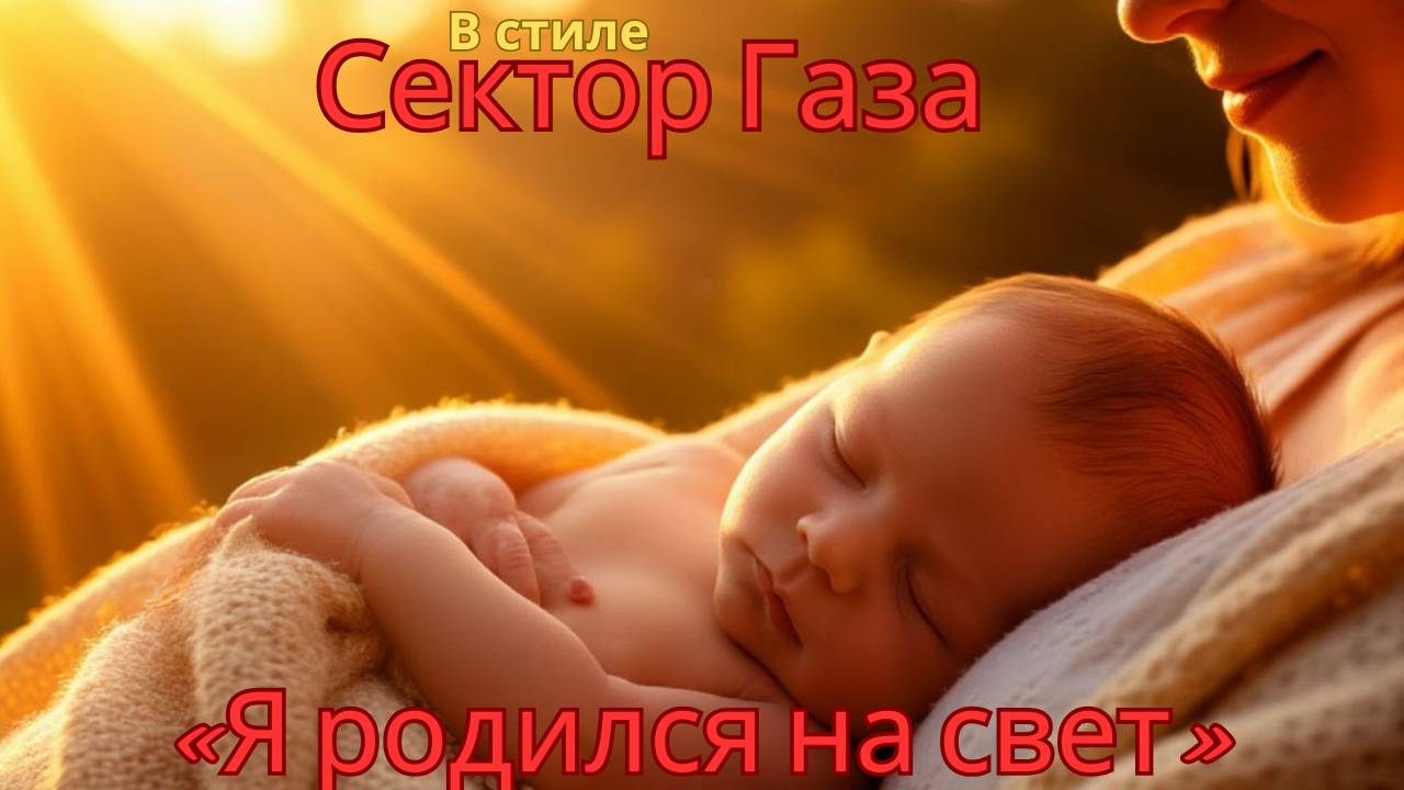 В стиле Сектор Газа -  Я родился на свет