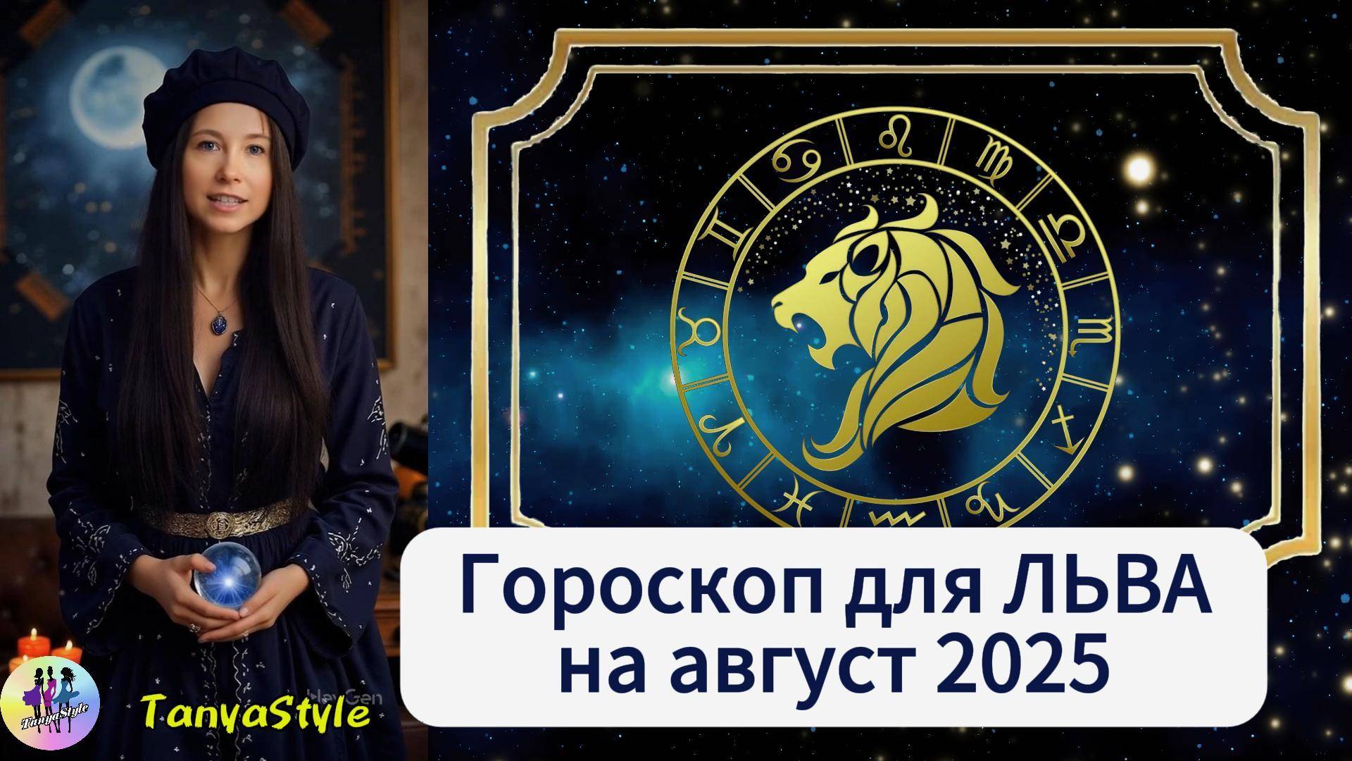 ЛЕВ - Гороскоп на август 2025