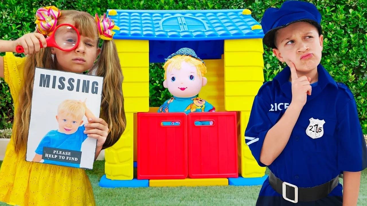Диана и Рома ищут малыша Оливера