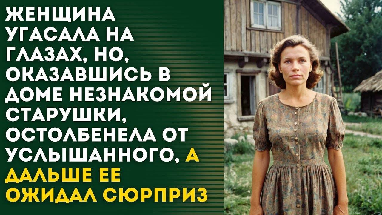 Женщина угасала на глазах, но оказавшись в доме одной старушки, для нее все изменилось