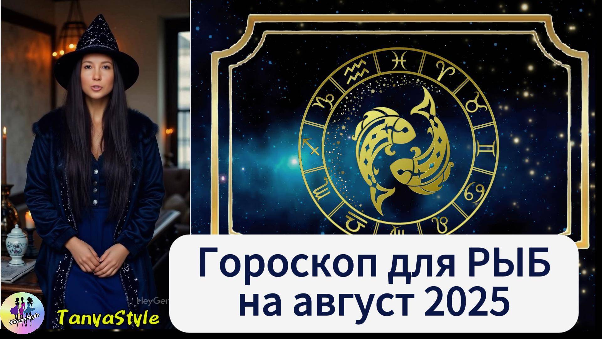 РЫБЫ - Гороскоп на август 2025