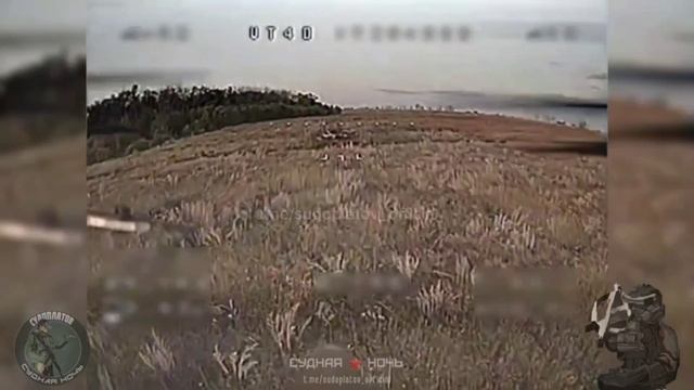 Харьковская область. В районе н.п. Двуречанское FPV-дронами ВТ-40 уничтожен БТР-4Е Буцефал В...