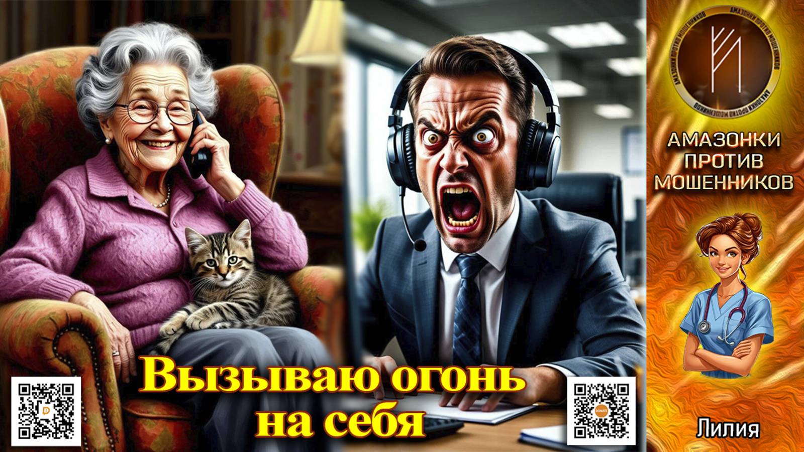 ЛИЛИЯ. Крепкий орешек для мошенников. Телефонное мошенничество