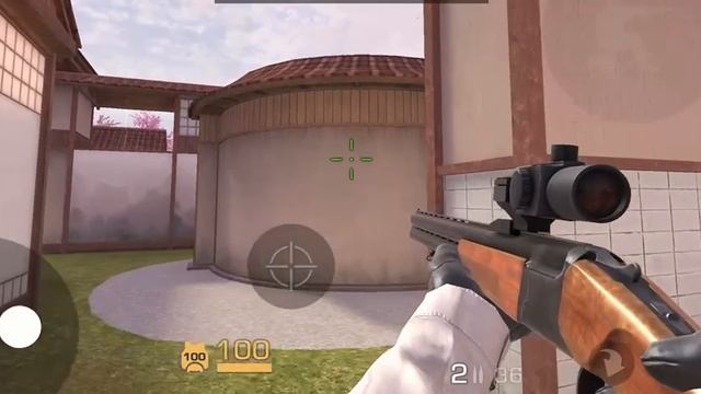 Легкая дуэль 1х1 на карте TEMPLE STANDOFF 2