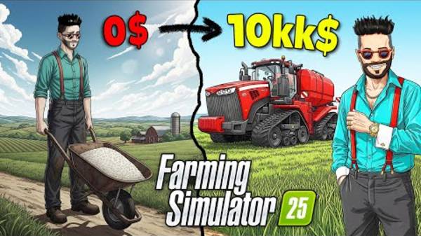 2 Часть 100 ДНЕЙ В FARMING SIMULATOR 25 НА МАКСИМАЛЬНОЙ СЛОЖНОСТИ: С НУЛЯ ДО ОГРОМНОЙ ИМПЕРИИ!