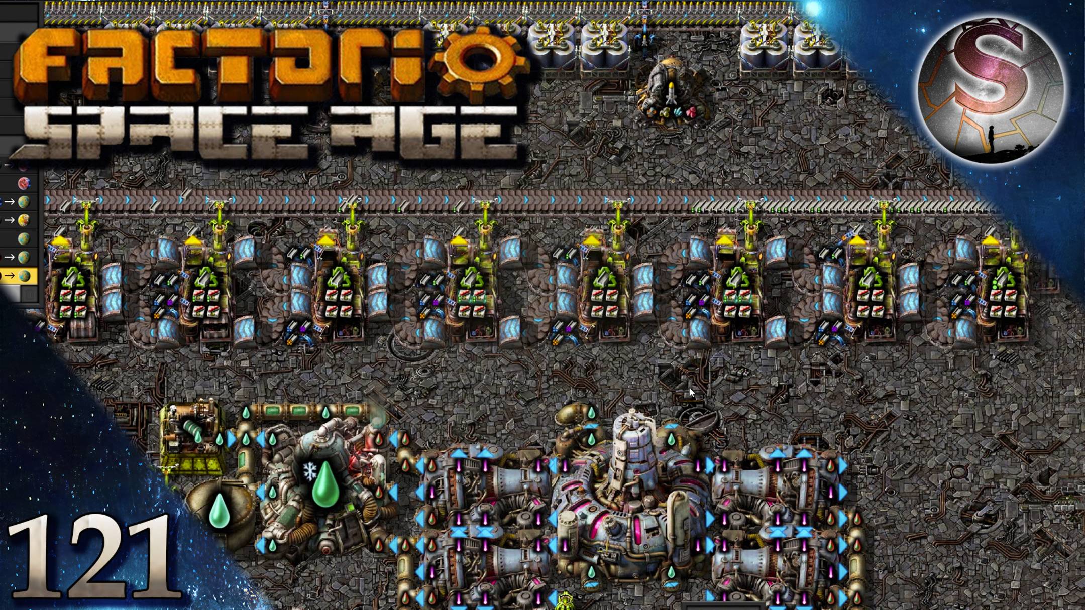 Factorio Space Age - 121- Фульгора - Первый легендарный модуль качества - VOD