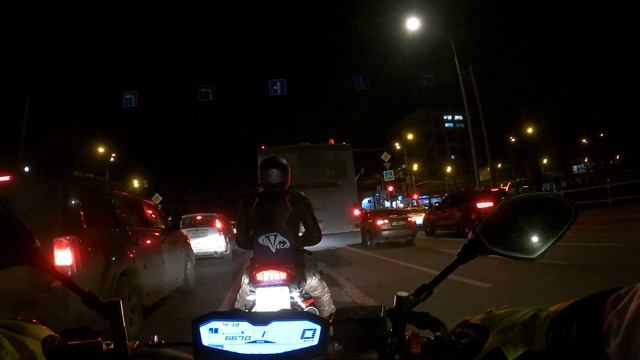 MT-07 night ride (part 2)