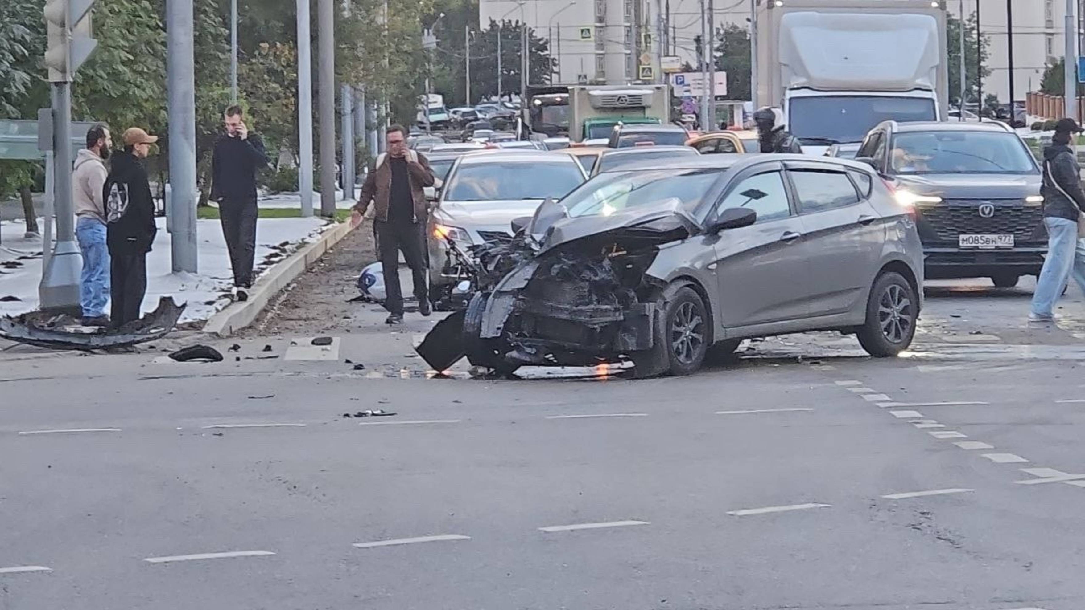 Мото ДТП в Москве на Южном Бутове "Последний заезд"