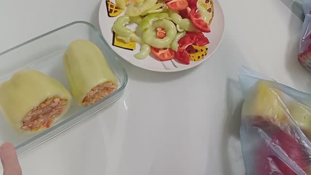 Заготовка из перца с вкусной начинкой