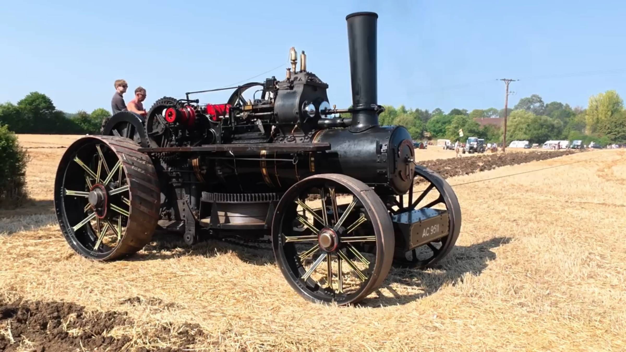 МОЩЬ! 1870 год! Мужики показали трактор на паровой тяге! #7