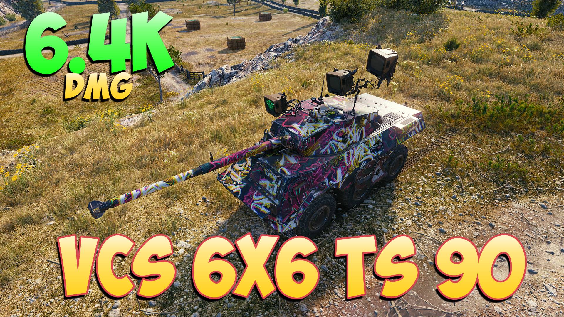 VCS 6X6 • Маленький зверь! - 4 Фрагов 6.4K Урона • Мир Танков