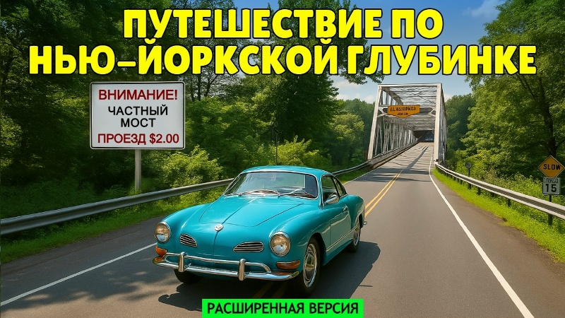 Путешествие по нью-йоркской глубинке. Мои любимые места на реке Делавэр (расширенная версия)