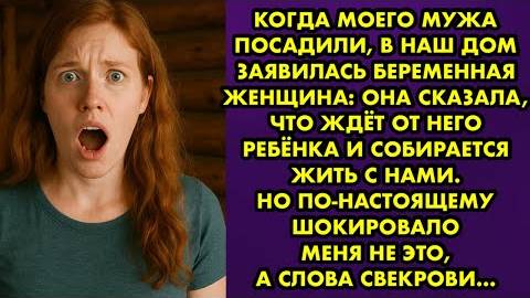 Когда моего мужа посадили, в наш дом заявилась беременная женщина. Она сказала, что ждет от него...