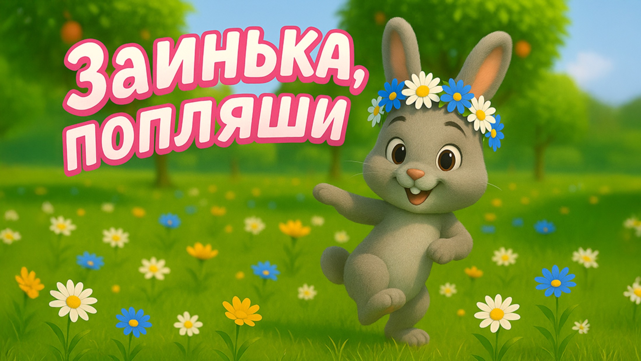 Заинька, попляши! Детская песенка для весёлых танцев!