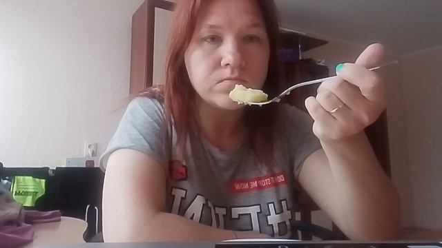Мукбанг картошечка пюре с индейкой на ужин.