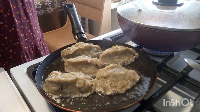 Готовлю оладьи из мяса и овощей